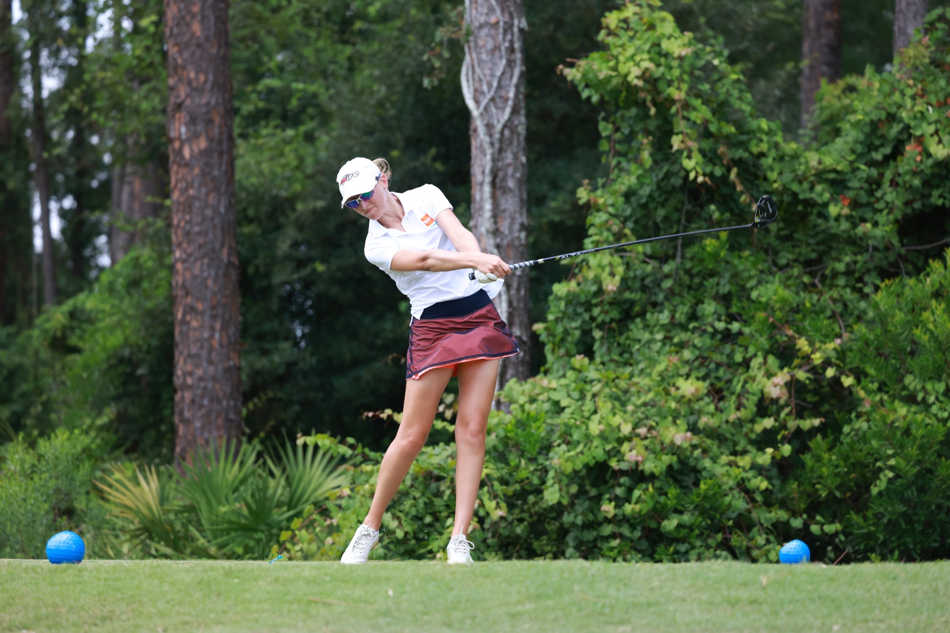 Sadaly ‘Sady’ Campbell took first place in the First Coast Women’s Amateur Tournament this summer.  Photo by Pam Bell