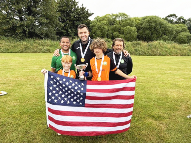 Lucas Tyre and Logan Byers competed with Good Lad Soccer in the O’Neills Foyl Cup. The local youths’ U13 team brought the championship title back to Northeast Florida. Submitted photo