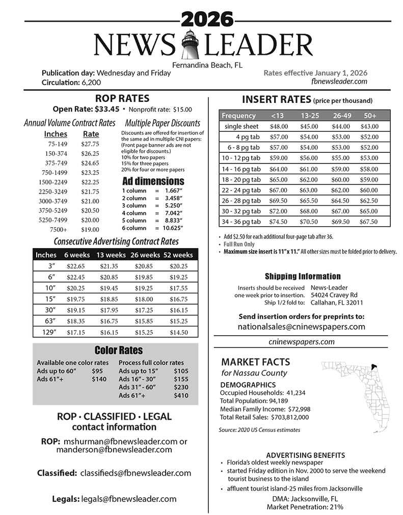 Rate Card