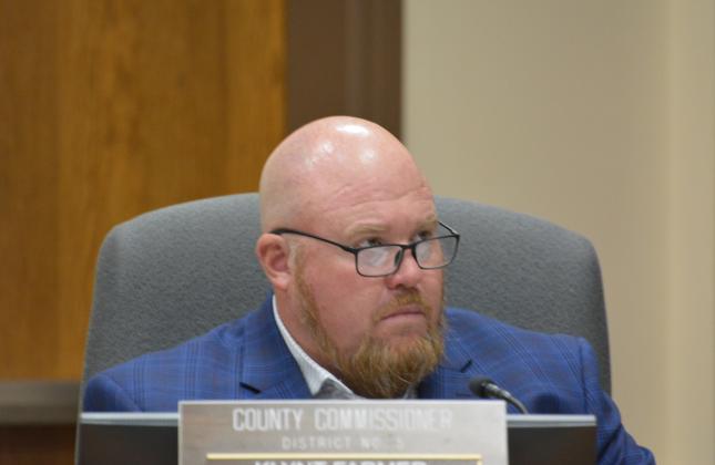 Nassau County Commissioner Klynt Farmer voted in favor of signing a construction agreement for the American Beach Septic-to-Sewer project.