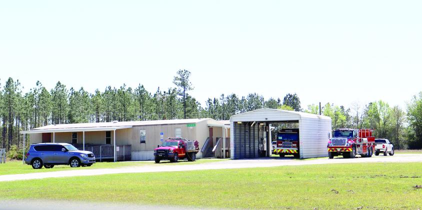Nassau County Fire Rescue Station 90 sits on State Road 2 near County Road 121 in Hilliard. The station was relocated there in 2014 after Volunteer Fire Station 9 closed. Using the same blueprint as NCFR Station 71 in Yulee, a new firehouse should be completed within the next two years.