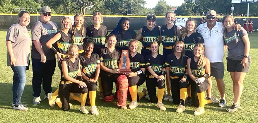 The Lady Hornets include, kneeling from left, Trinity Griffin, Jordyn Jones, Annelisa Winebarger, Riley Kapparis, Jelly Miller, Sam Macaulay and Jena Edwards; standing, coaches Audrey Stone and John Kent, Ava Martyn, Carsen Chmiel, Karsyn Ennis, Laray A. Poindexter, Jamie Hanifee, Aubrey Krauss, Abby Daniel and coaches Chris Hicken and Cristyn Gaynor.