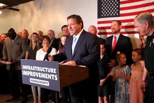 Gov. Ron DeSantis visits Callahan on Monday to present the town with a $4 million grant to fund the extension of the town’s water lines to the Crawford Diamond Industrial Park.