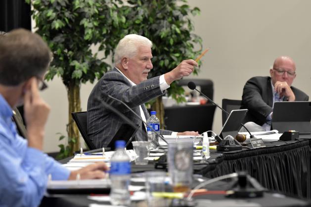 Florida Fish and Wildlife Commission Chairman Rodney Barreto addresses concerns brought before the commission regarding redfish regulations at the July 13 meeting. Photo courtesy of the Florida Fish and Wildlife Commission.