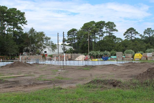 Construction is underway for a new fire station adjacent to the Fernandina Beach Municipal Airport, one of several projects ongoing or on the horizon for the city. The $4.8 million project is slated to be completed by the end of the year.
