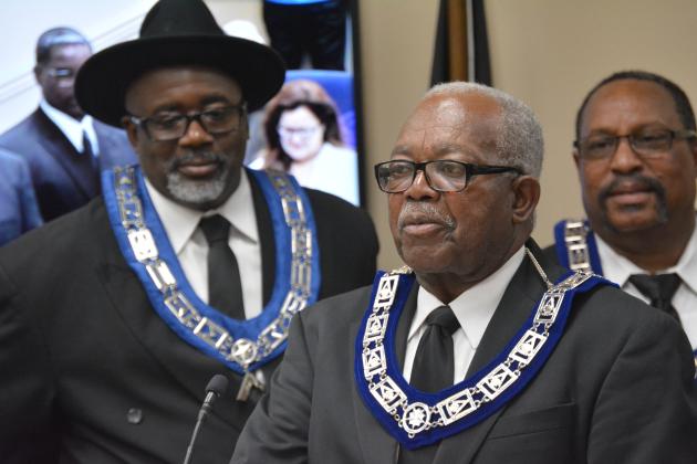 Silver Square Lodge 703 Master Herman White. Photo by Marissa Mahoney/News-Leader.