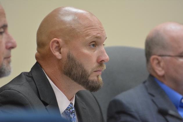 County Manager Taco Pope secured an $8,000 pay bump based on his nearly perfect performance review from commissioners. Photo by Marissa Mahoney/News-Leader.