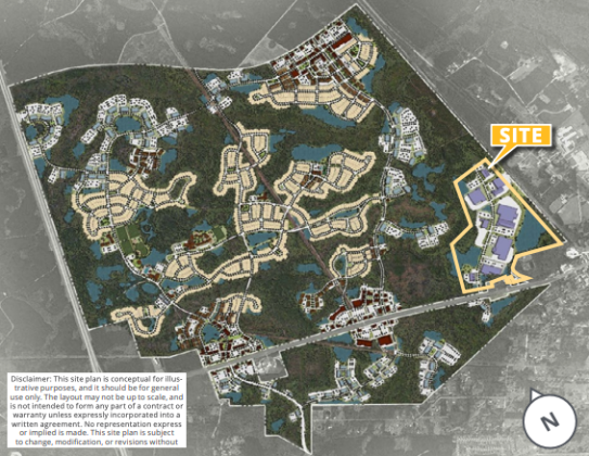 Conceptual art for the Wildlight Commerce Park courtesy of Raydient Places + Properties.