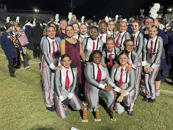 The Camden County High School Marching Band was named Grand Champions of the Okefenokee Sound of Gold Marching Competition. Submitted photo.