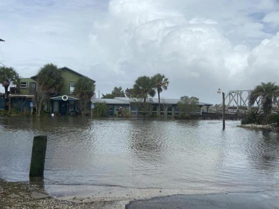 The Down Under restaurant, popular for its location on the Amelia River, was the victim of that very attraction as the river flooded the building.