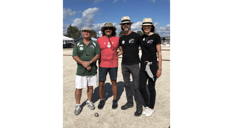 The team of Nigel Glover and Paul Lore (Danger Island) did well to make it through seven games in the recent Amelia Island Open; a great Petanque tournament with players from all over the world.