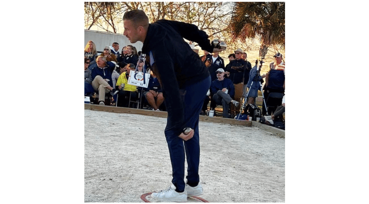 World Champion Dylan Rocher - Dylan and his partner Gian Carlo Lanfranco took 1st place and were the champions of the Amelia Island Open 2022. Photo by Lee Ann Shobe