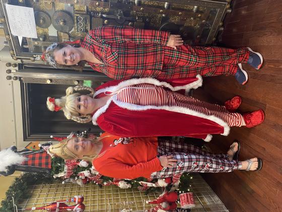 The Spratlin family has been dressing up for the annual Black Friday Pajama Party for six years. "No matter how different a Who may appear, they will always be welcome with holiday cheer,"said Cindy Lou Who. Photo by Tracy Dishman