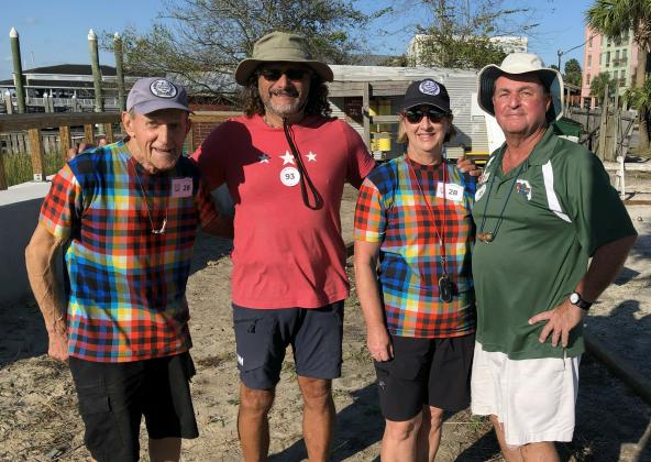 The team of Nigel Glover and Paul Lore (Danger Island) did well to make it through seven games in the recent Amelia Island Open; a great Petanque tournament with players from all over the world.