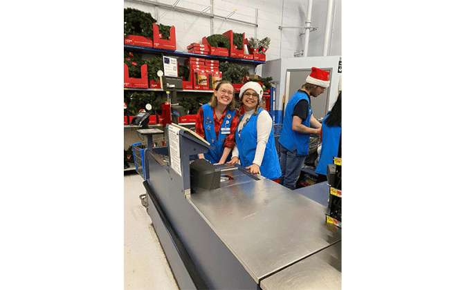 Fernandina Beach Police Department's annual event Shop with Cops, 2022.