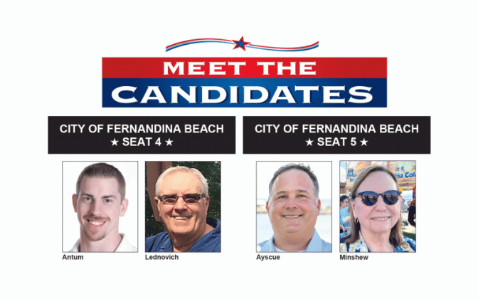 Runoff election day in Fernandina Beach.
