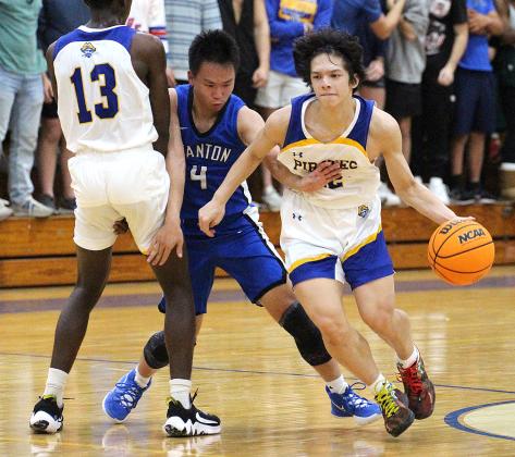 The Fernandina Beach High School boys basketball team hosted the Stanton Blue Devils Friday night in the Pirates’ season opener. Photos by Beth Jones.