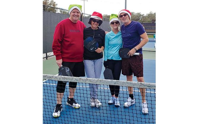 Pickle ball 1st and 2nd place winners Dink-le-Bell team. Submitted photo.