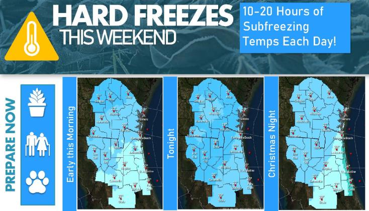 The weather outside is frightful: Coldest Christmas in 33 years