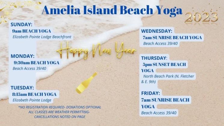Finding balance: Beach yoga on Amelia Island
