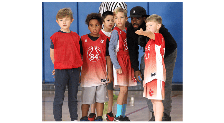 Youth hoops league opens season at YMCA.