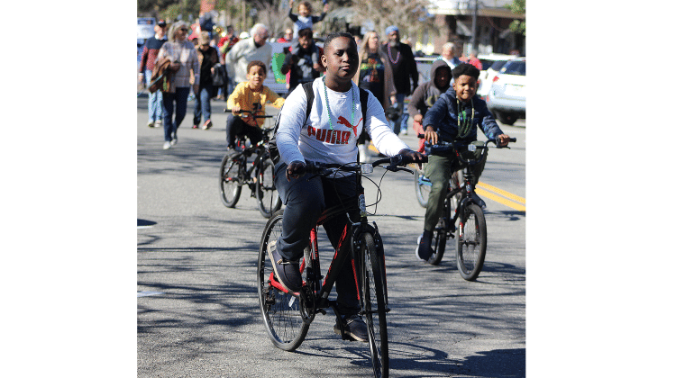 Together we can be the dream, Martin Luther King, Jr. parade. Photo by Beth Jones