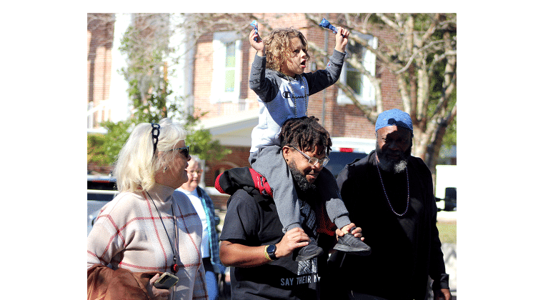 Together we can be the dream, Martin Luther King, Jr. parade. Photo by Beth Jones