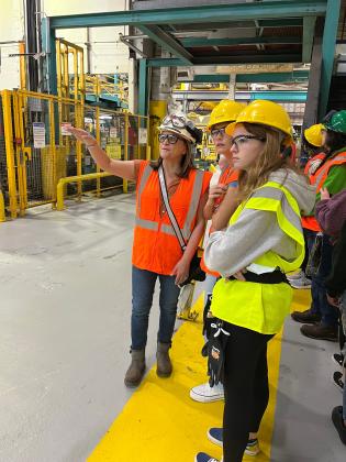 Pictured is a tour that occurred in the Beyond School Walls January session. Submitted photo