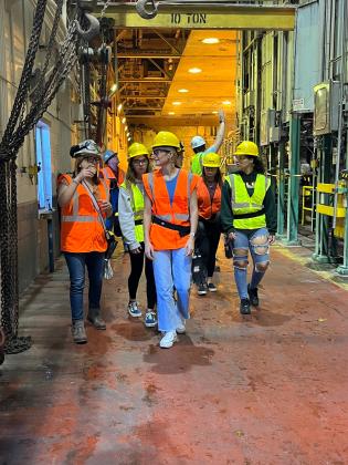 Pictured is a tour that occurred in the Beyond School Walls January session. Submitted photo