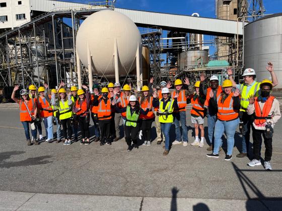 Pictured is a tour that occurred in the Beyond School Walls January session. Submitted photo