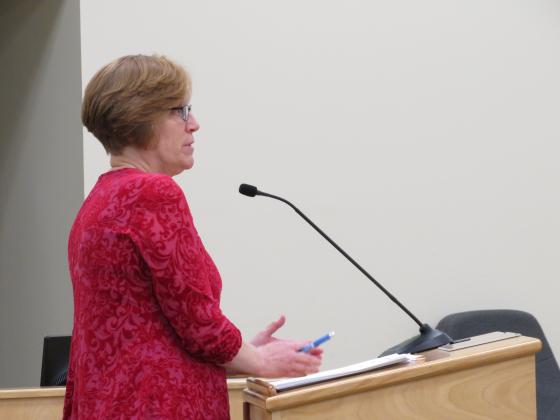 Director of Business Services Ellen Harper.