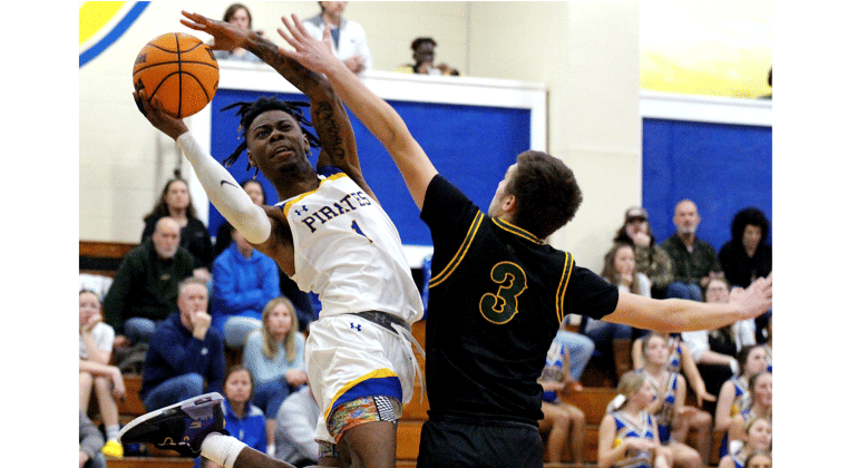 The Fernandina Beach High School boys and girls basketball teams hosted Yulee Saturday night. The YHS boys host FBHS Friday for a rematch. Photo by Beth Jones/News-Leader
