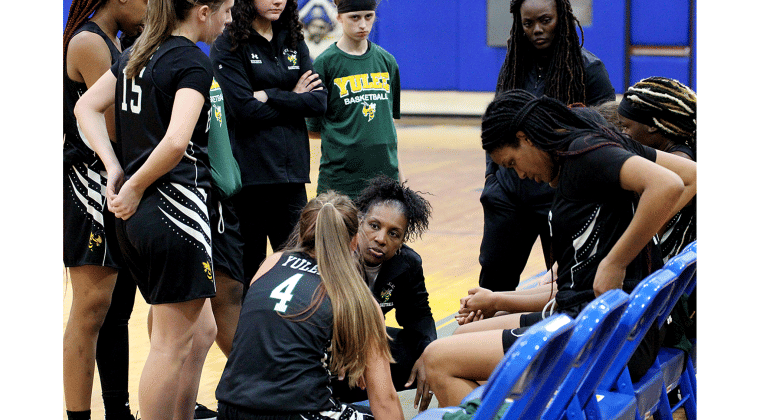 The Fernandina Beach High School boys and girls basketball teams hosted Yulee Saturday night. The YHS boys host FBHS Friday for a rematch. Photo by Beth Jones/News-Leader