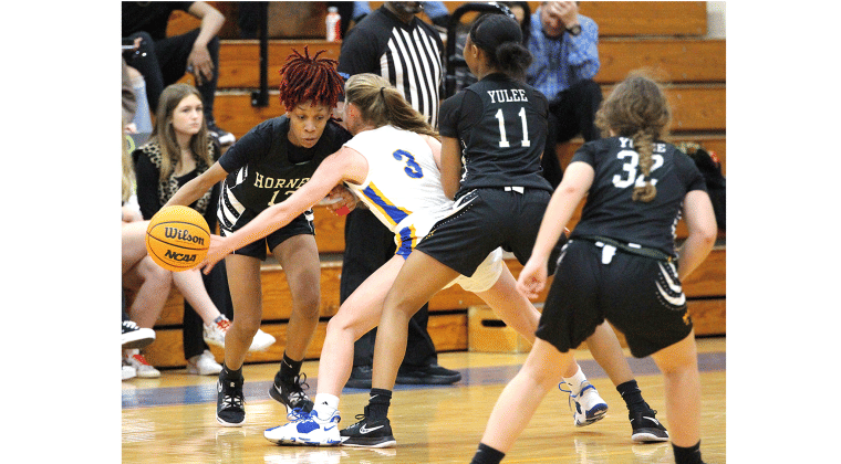 The Fernandina Beach High School boys and girls basketball teams hosted Yulee Saturday night. The YHS boys host FBHS Friday for a rematch. Photo by Beth Jones/News-Leader