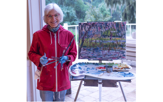 Jill Steinhaus is a famed international artist and will appear at Story & Song in March. Submitted photo