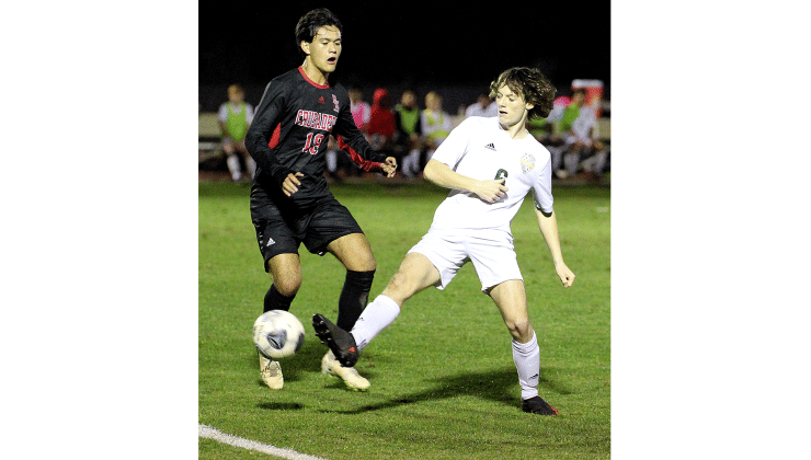 Hornets beat Crusaders to clinch region championship. Photo by Beth Jones/News-Leader