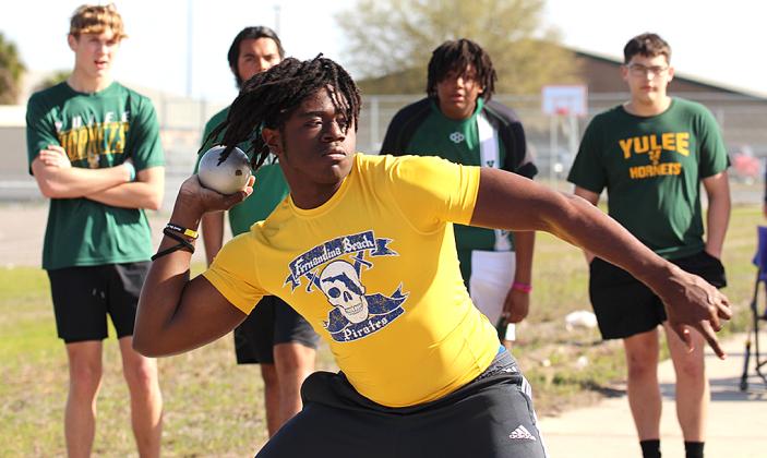 Hornets host Pirates in first track meet of season. Photo by Beth Jones