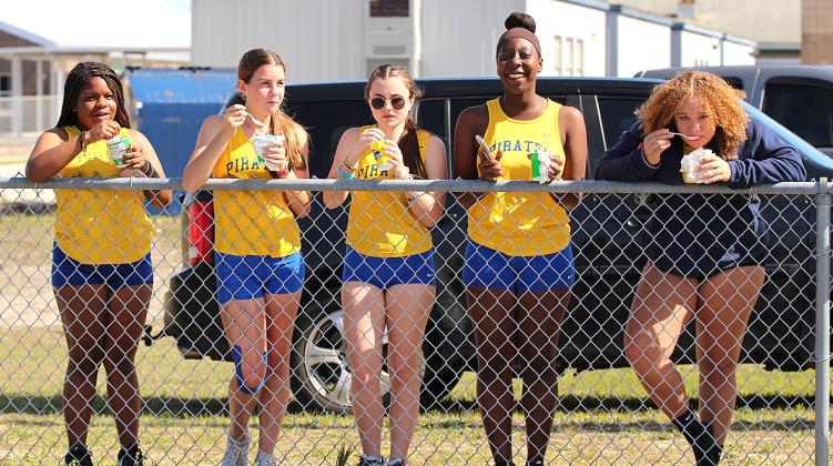 Hornets host Pirates in first track meet of season. Photo by Beth Jones