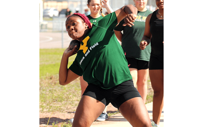 Hornets host Pirates in first track meet of season. Photo by Beth Jones