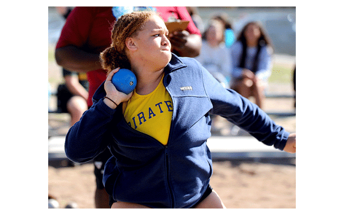 Hornets host Pirates in first track meet of season. Photo by Beth Jones