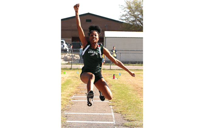 Hornets host Pirates in first track meet of season. Photo by Beth Jones
