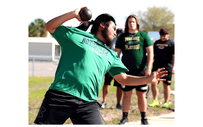 Hornets host Pirates in first track meet of season. Photo by Beth Jones