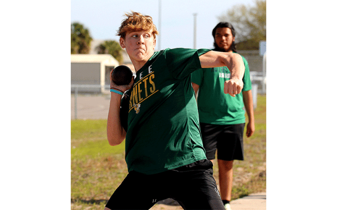 Hornets host Pirates in first track meet of season. Photo by Beth Jones