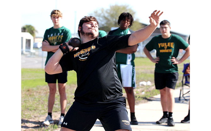 Hornets host Pirates in first track meet of season. Photo by Beth Jones