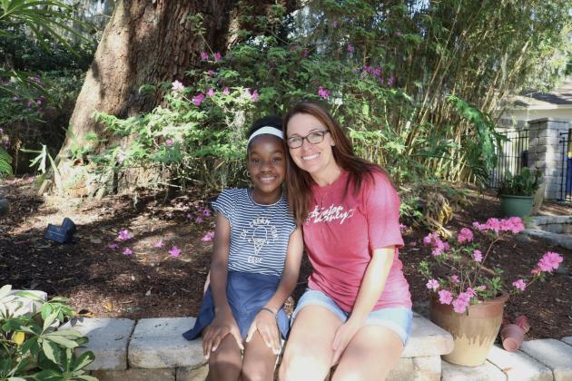 Big Sister Becca Thomas and her Little Sister, Ty’Lasjah, have been named Florida’s Big and Little Sister of the Year. Submitted photo