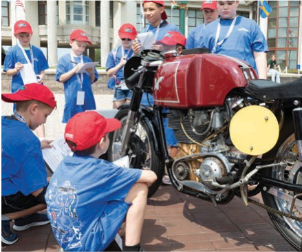 Riding Into History donates to local and national charities with funds collected from the Concours d’Elegance April 14-15. Photos by Jim Dohms