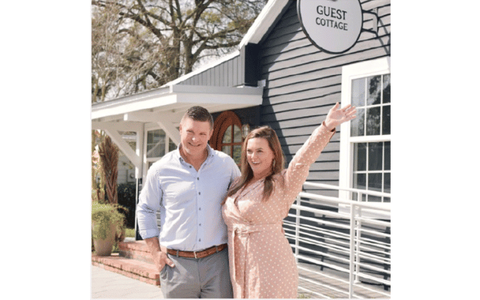 Guest Cottage founders James and Jenny Schaffer. Submitted photo