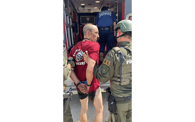 McDowell pleads guilty to NCSO Deputy Moyer's murder. Photo courtesy of NCSO