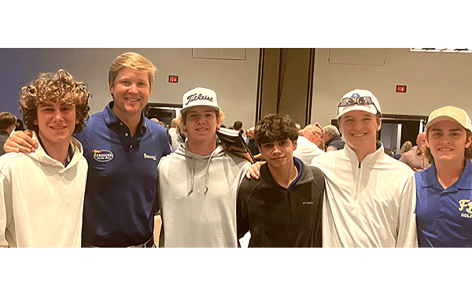 ernandina Beach High School golfers rubbed elbows with the pros Wednesday, the day before The Players Championship teed off at Marriott at Sawgrass. Submitted photo