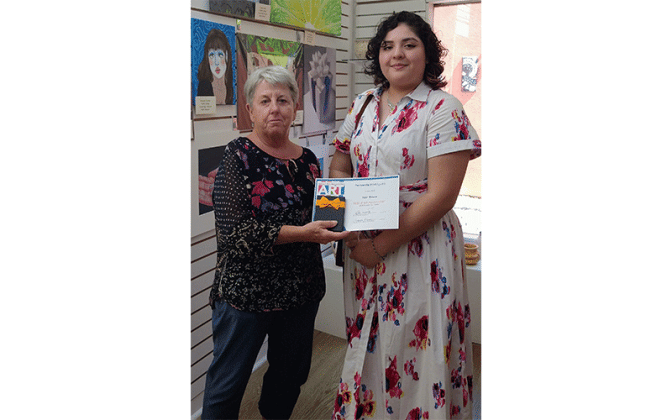 First place, Fernanda Rodriguez, Fernandina Beach High. Submitted photo